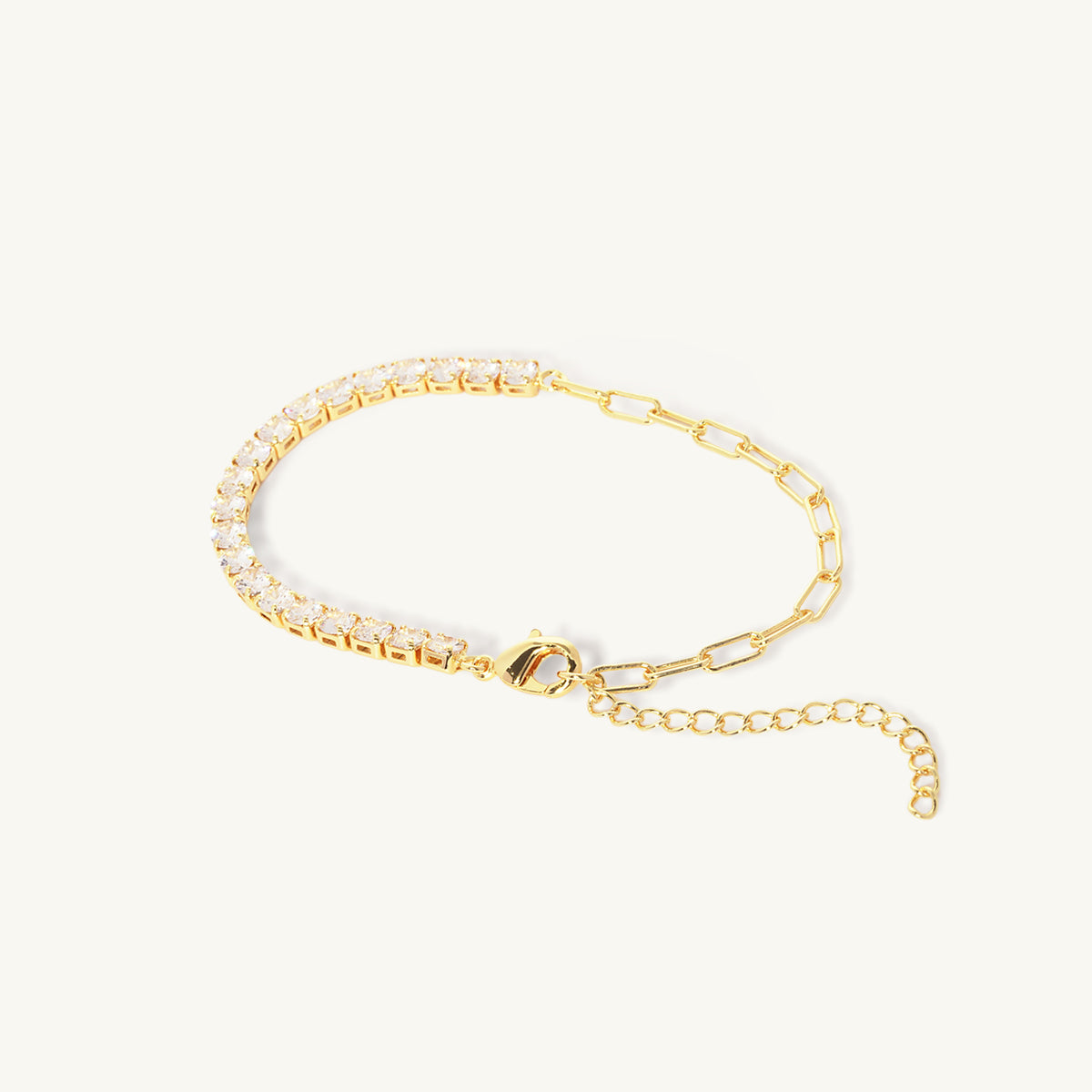 Mixed Pavé Shine Bar Bracelet