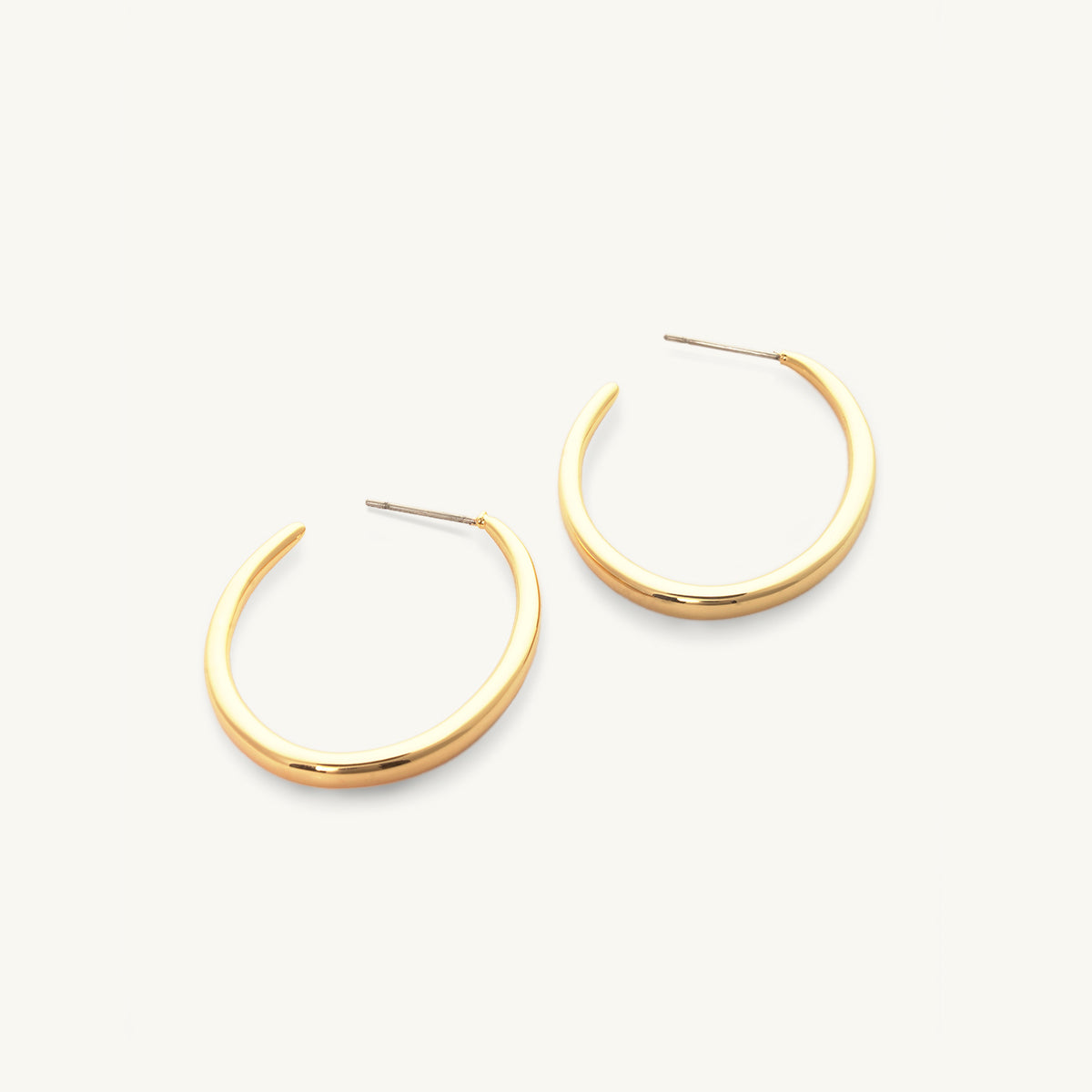 Gold Large Hoop Earrings