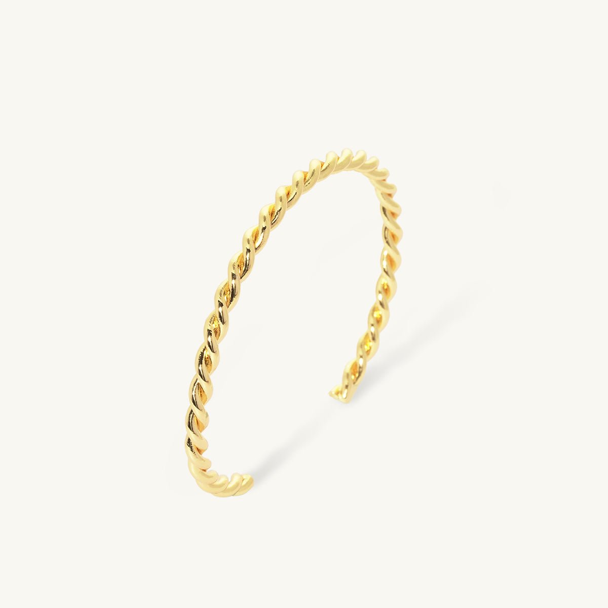 Croissant Thin Cuff Bracelet