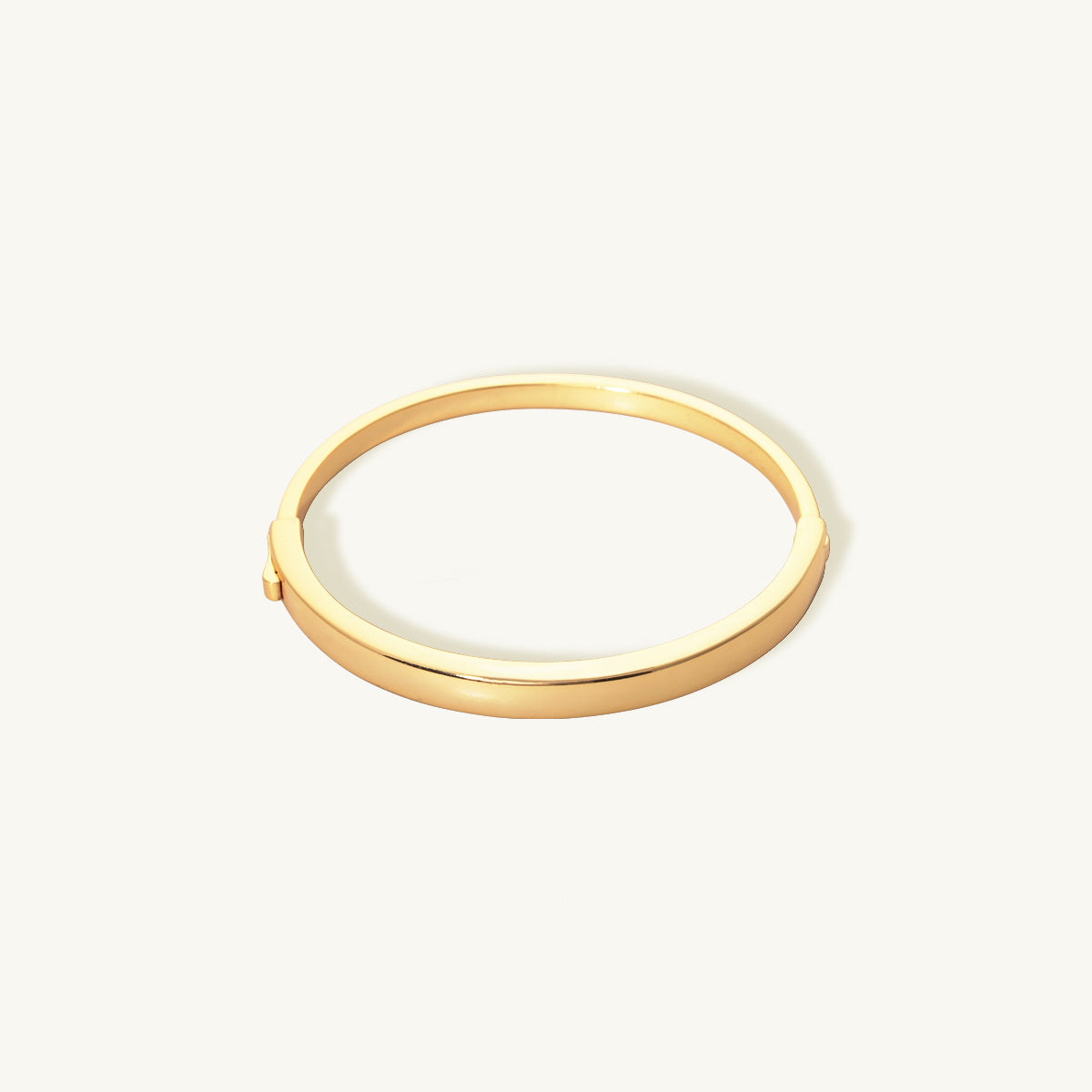 Gold Bangle Hinge Bracelet